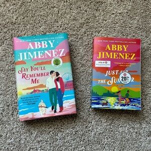 Abby Jimenez Book Set - 1 paper back and 1 hardback. Not a companion set!